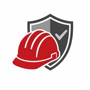 Ícono de seguridad operacional y cumplimiento minero
