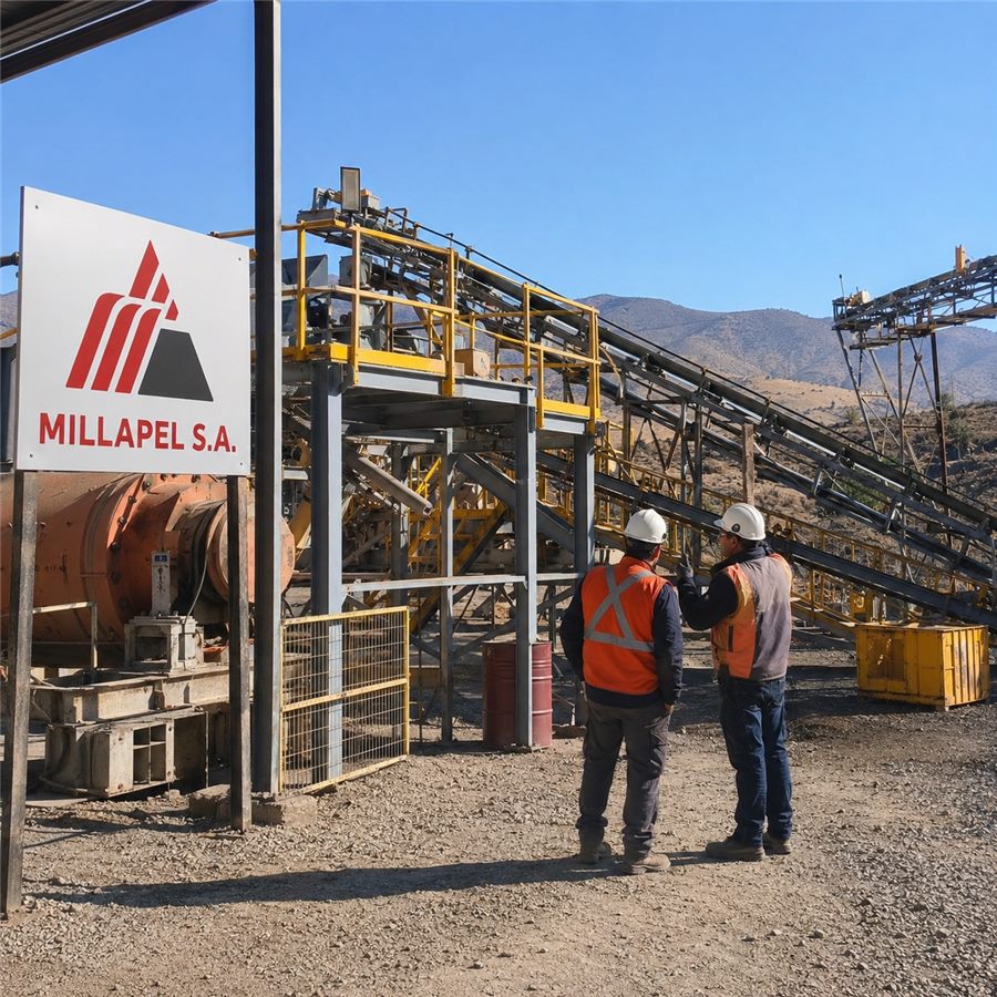Instalaciones industriales bajo cielo despejado